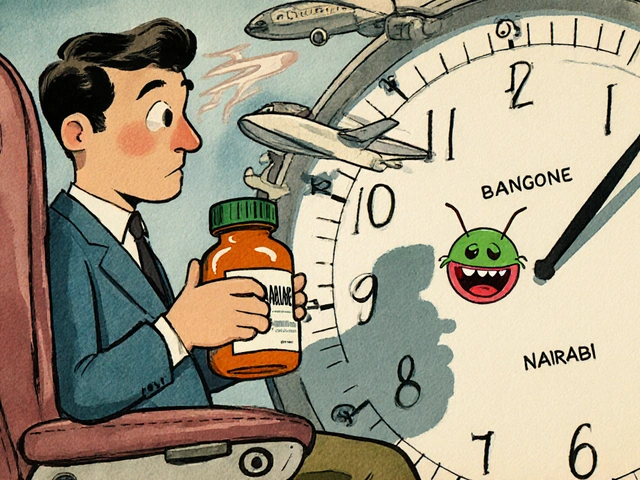 How to Time Antibiotics and Antimalarials Across Time Zones