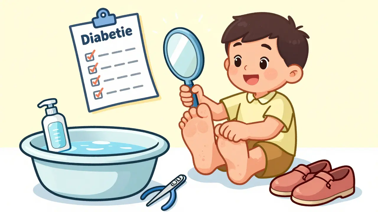 Diabetes Foot Care: Ulcer Prevention and Daily Inspection Checklist